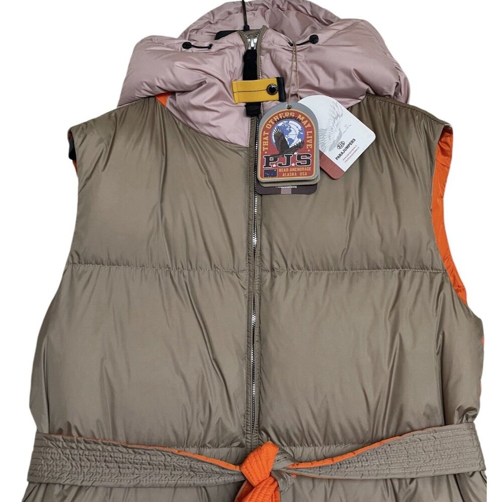 Jada Parajumpers Vest Womens Size Medium M Puffer Down Colorblock Tribes - Picture 3 of 16